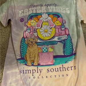 Simply southern small nwt T-shirt Easter bunny dog